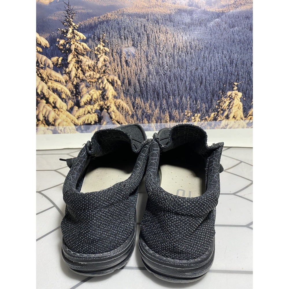 Hey Dudes Mens Wally Size 10  Black - Picture 5 of 9
